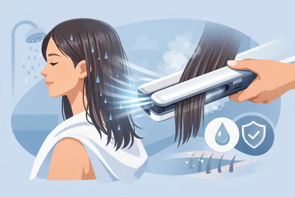 Can Airstrait Straighten Wet Hair Safely?